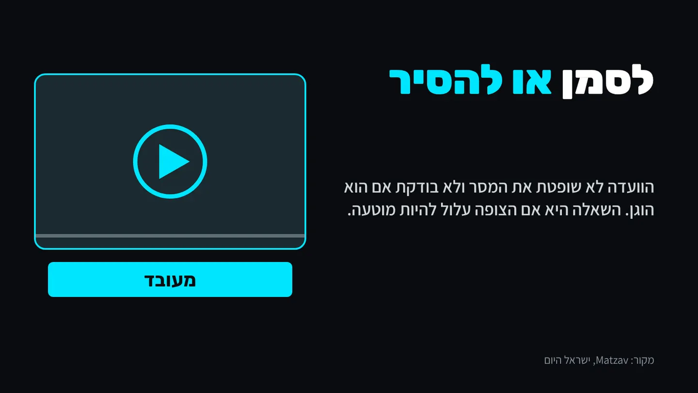 לסמן או להסיר: השאלה היא אם הצופה עלול להיות מוטעה
